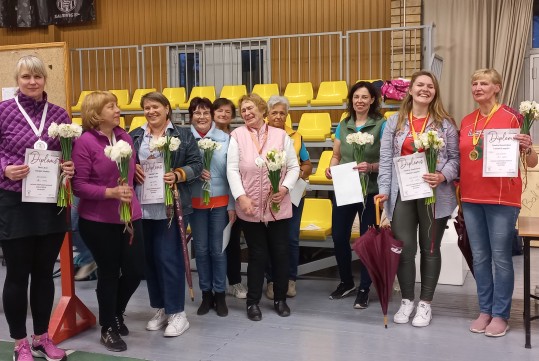 Dubultspēļu čempionāta sieviešu pāru turnīra rezultāti. 14.05.22.