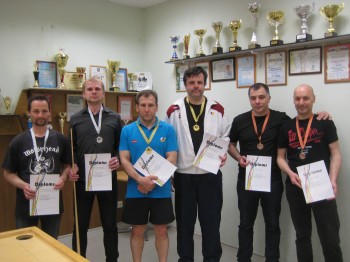 Rīgas pilsētas vīriešu dubultspēļu čempionāta rezultāti